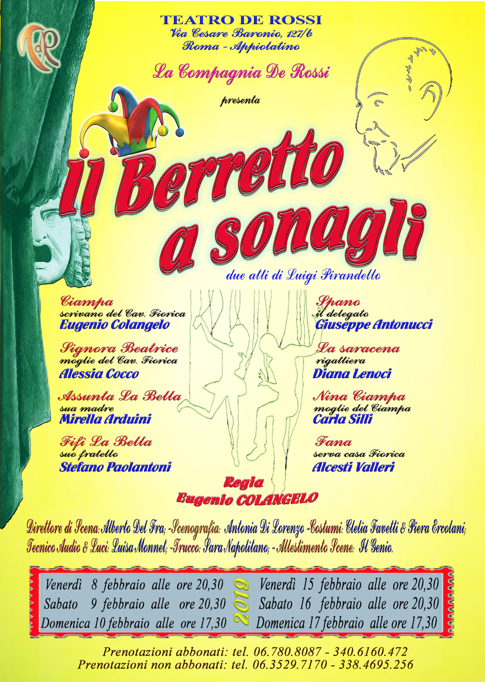 Locandina berretto a sonagli sito