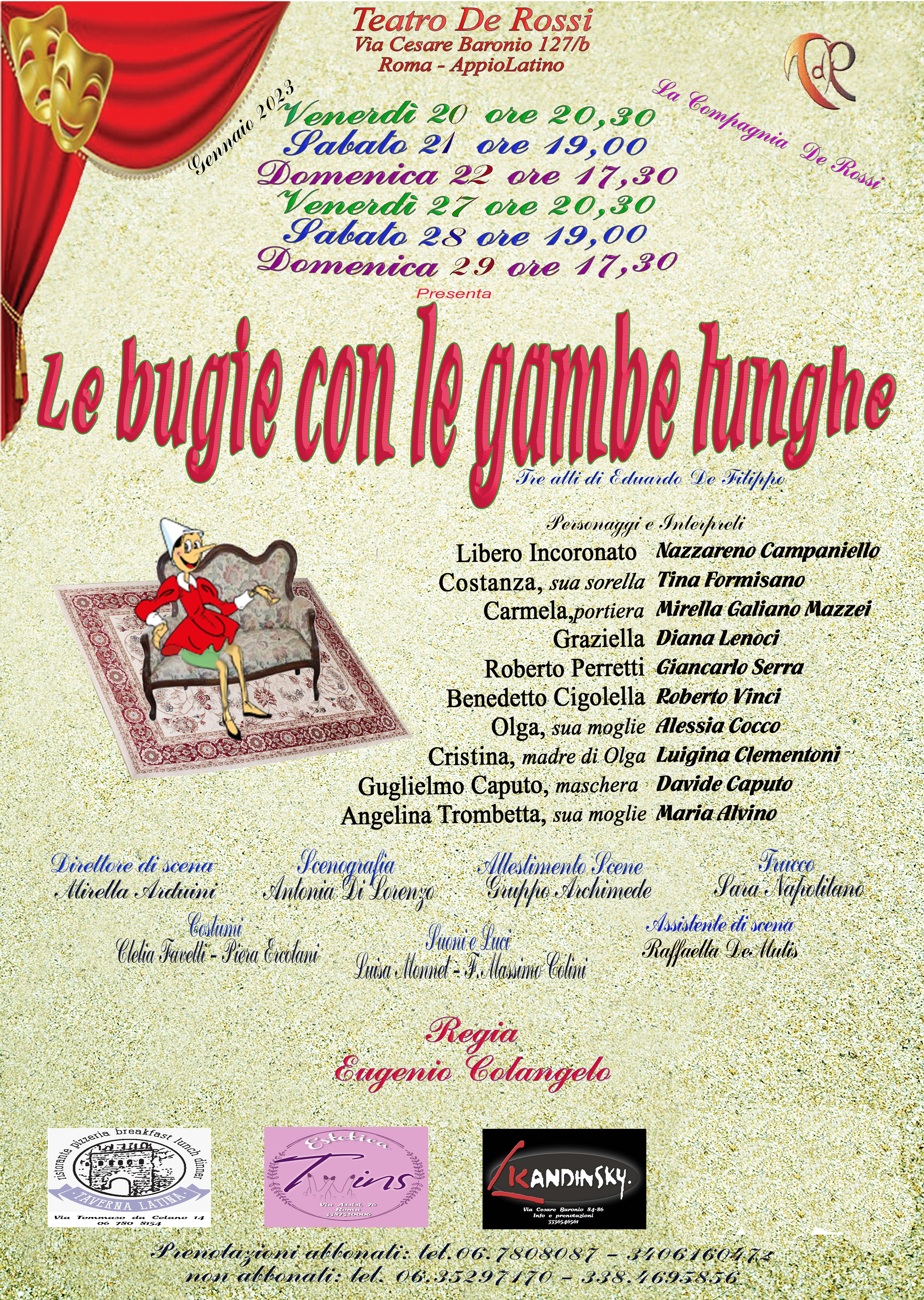 locandina le bugie con le gambe lunghe 3